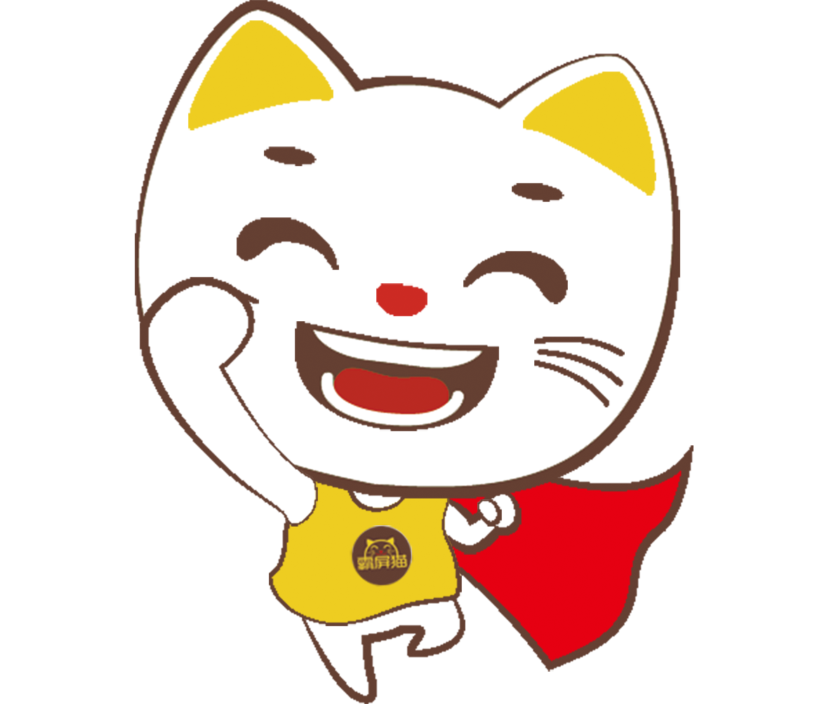 霸屏貓吉祥物(wù)